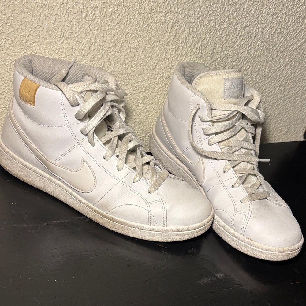Nike White High-Top Sneakers